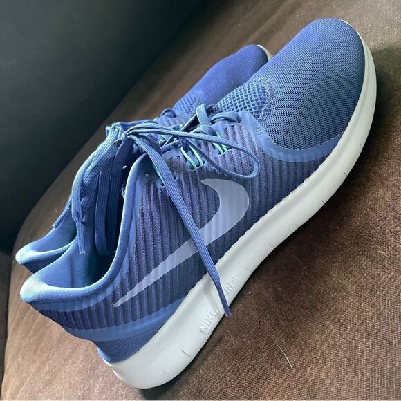 Mint Condition Nike Free RN Prussian Blue Womens Running Shoes 9.5 US 41 EUR - Picture 5 of 6
